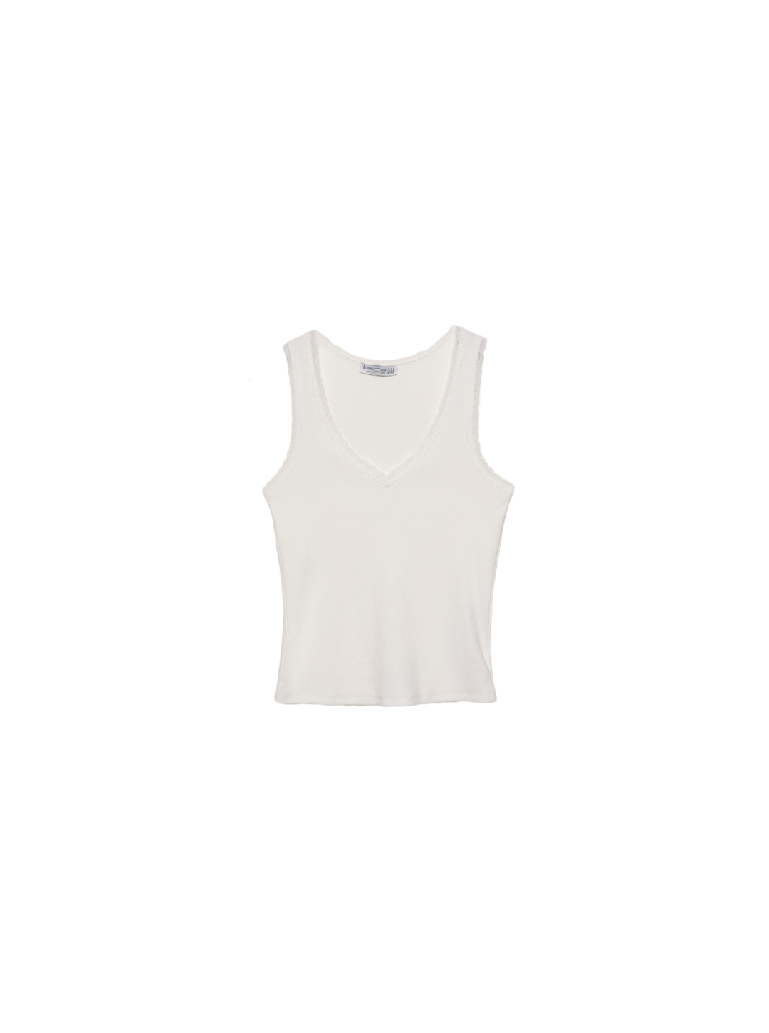 Moudda STRADIVARIUS - T-Shirt S/M Col V avec Dentelle - Tunisie 3