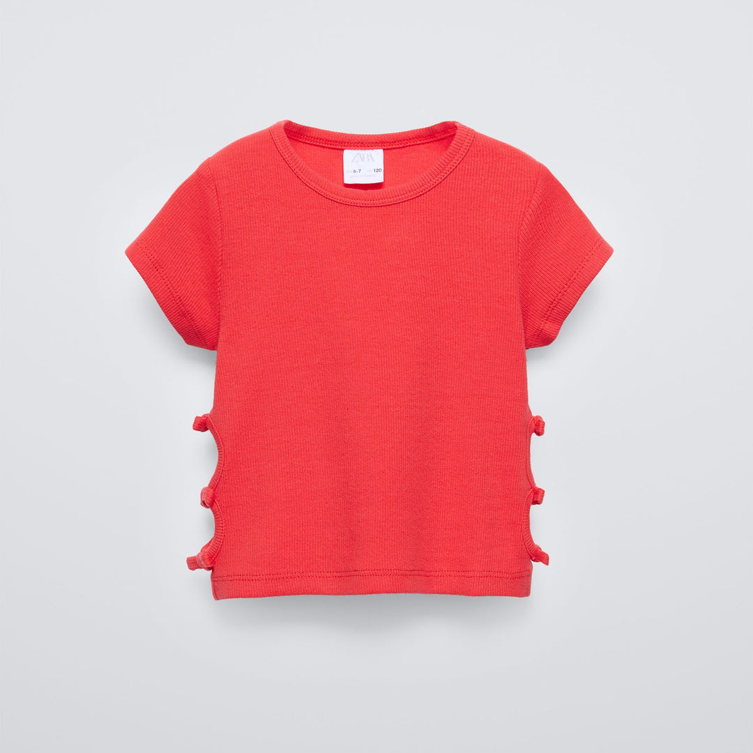 Moudda ZARA - Haut pour fille avec découpes et nœuds - Tunisie 1