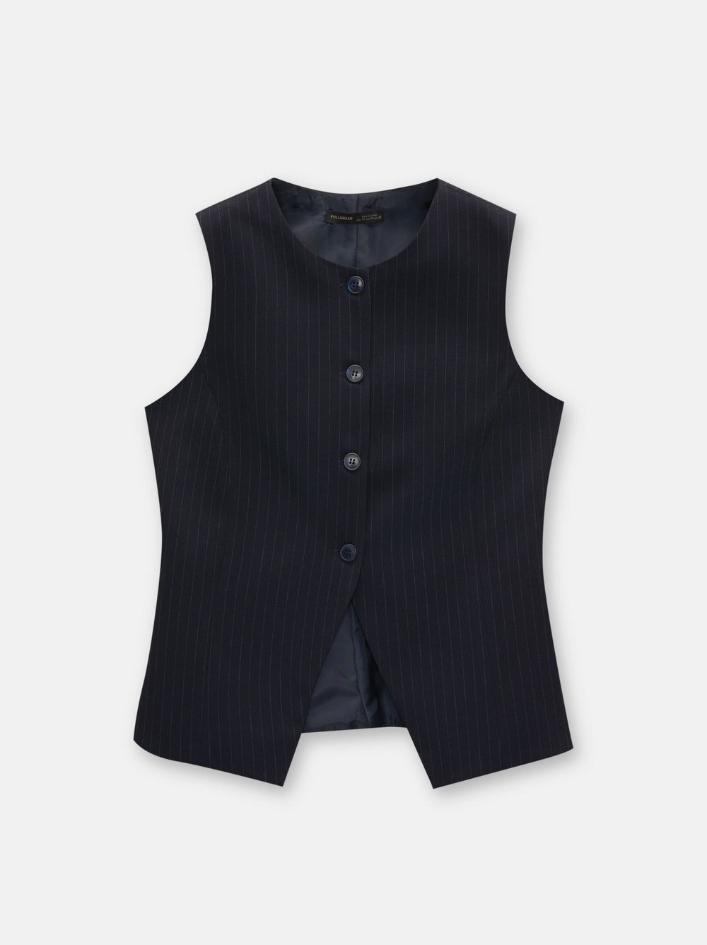 Moudda PULL & BEAR - Gilet Fermé Boutons Rayures Collection Marino - Tunisie 2