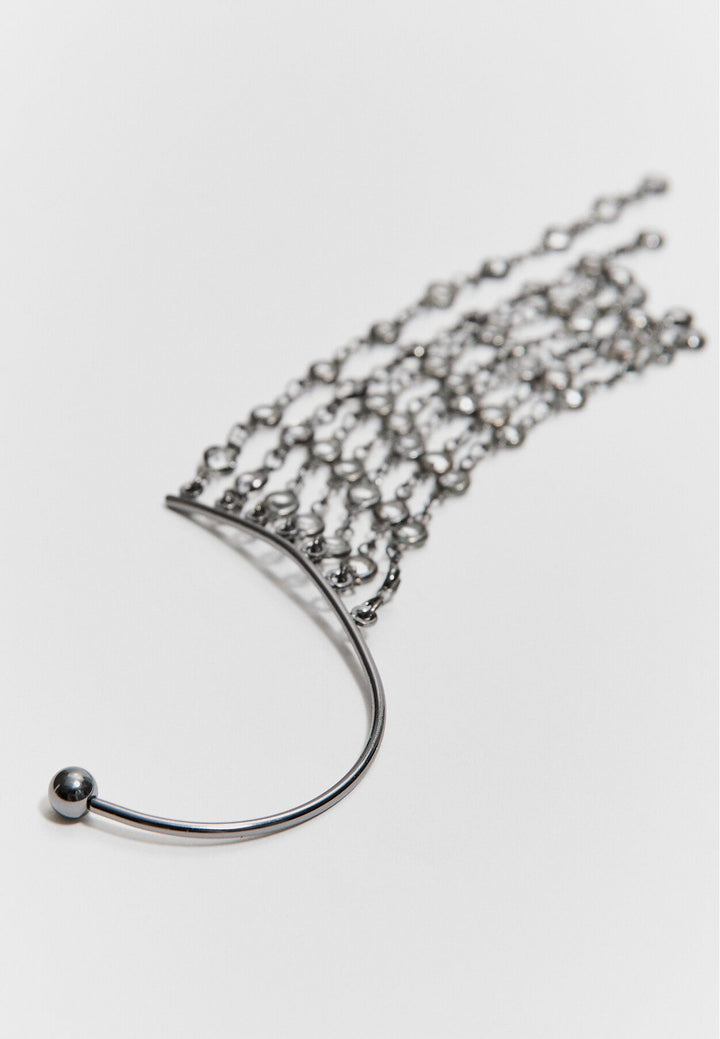 Moudda STRADIVARIUS - Boucle d'Oreille Ear Cuff Cascade - Tunisie 4