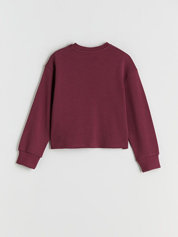 Moudda LC Waikiki - Sweatshirt en jersey Fille Prune - Tunisie 2