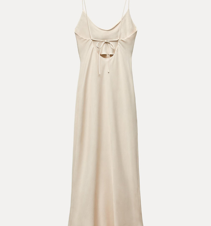 Moudda ZARA - Robe de lingerie mi-longue en satin - Tunisie 3