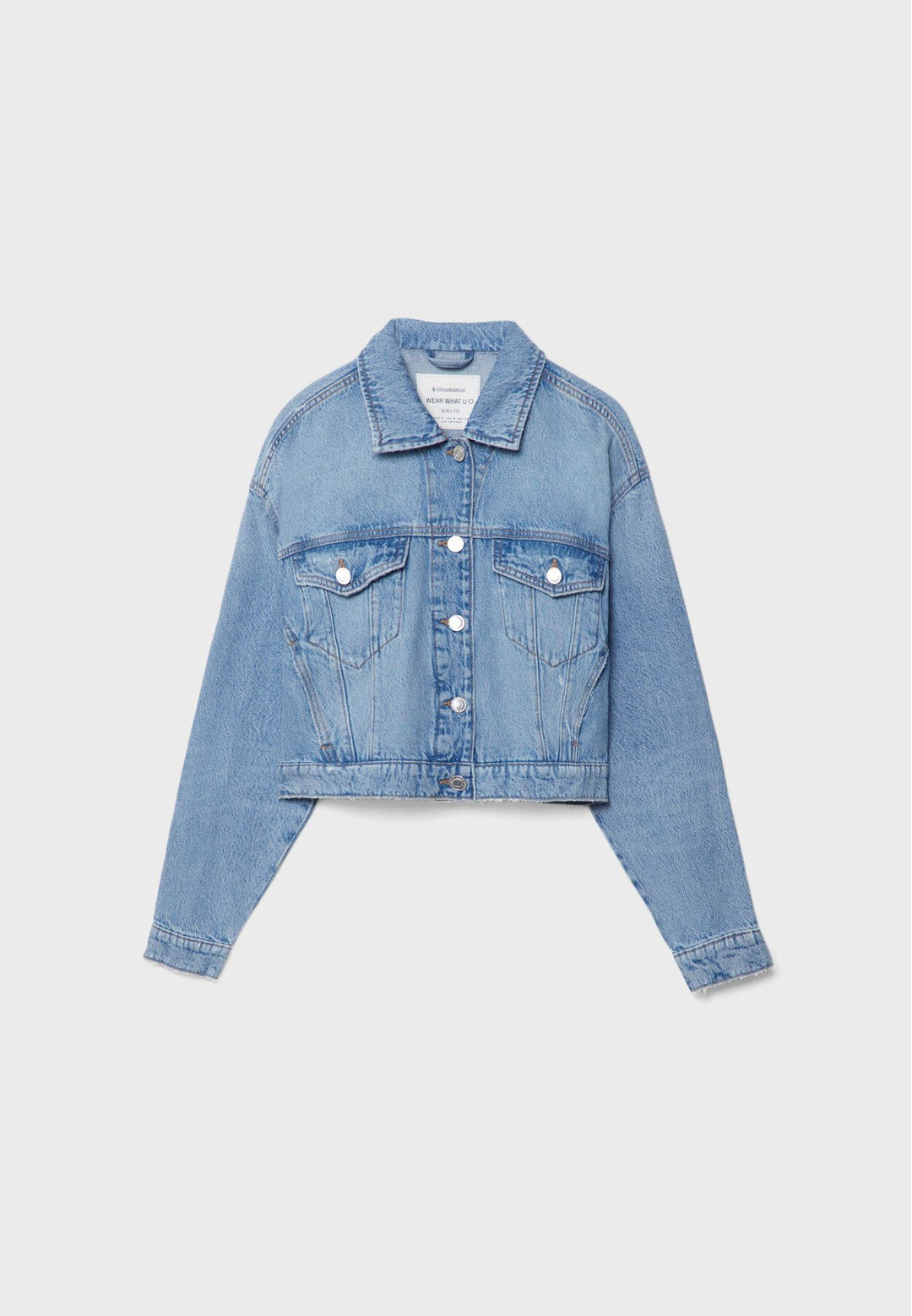 Moudda STRADIVARIUS - Veste en Denim Coupe Boxy - Tunisie 2