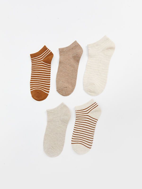 Moudda LC Waikiki - Chaussettes pour sneakers Femme Brun clair - Tunisie 1