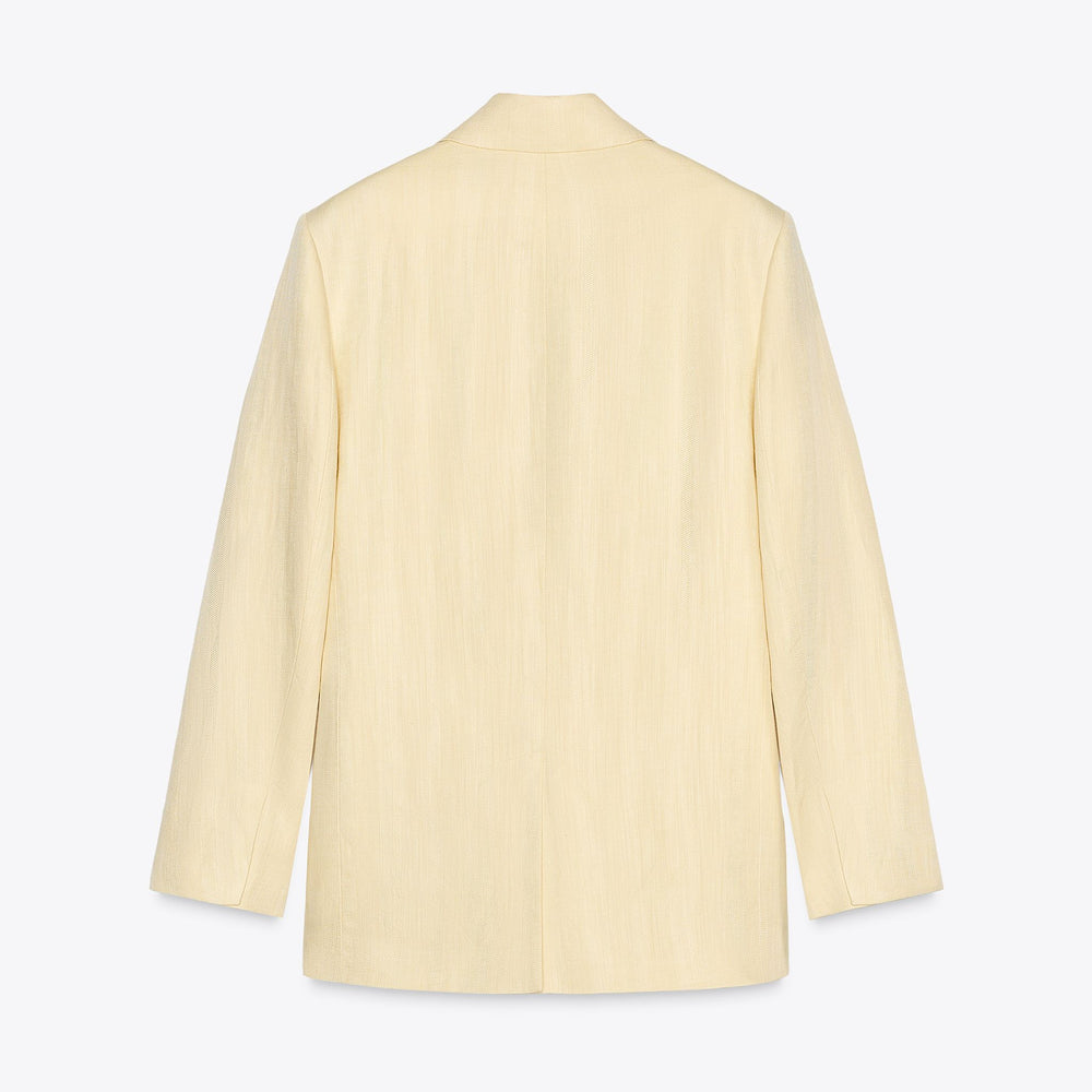 Moudda ZARA - Blazer Minimal Lin - Croisé & Oversize - Tunisie 2