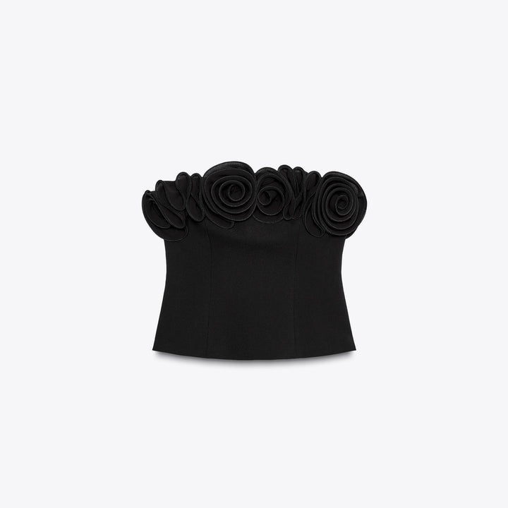 Moudda ZARA - Top Élastique - Motif & Fleurs - Tunisie 1