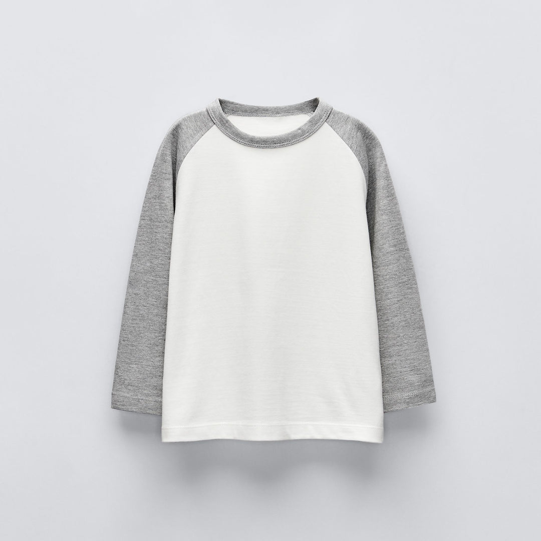 Moudda ZARA - Gris Vigo – t-shirt uni raglan sport - Tunisie 2