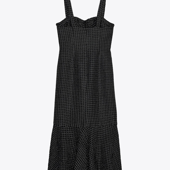 Moudda ZARA - Robe Bustier Midi Lurex - Volant Bas - Tunisie 2