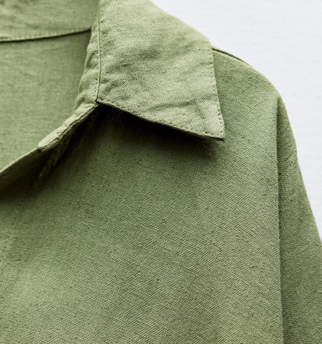 Moudda ZARA - Chemise nœud lin/viscose passant manche - Tunisie 3