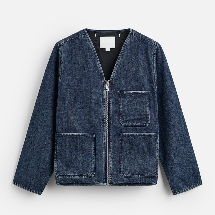 Moudda ZARA - Veste Denim Matelassée - Onion (Vert Pin) - Tunisie 1