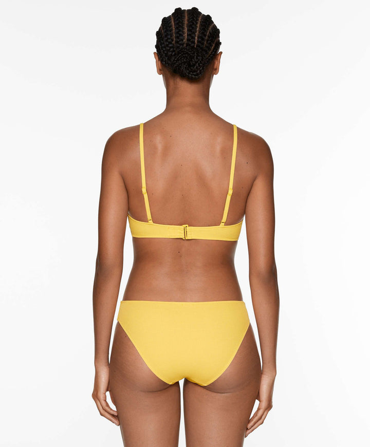 Moudda Oysho - Culotte Triangle Amovible Sans Armatures Capsule Piqué Noir - Tunisie 6