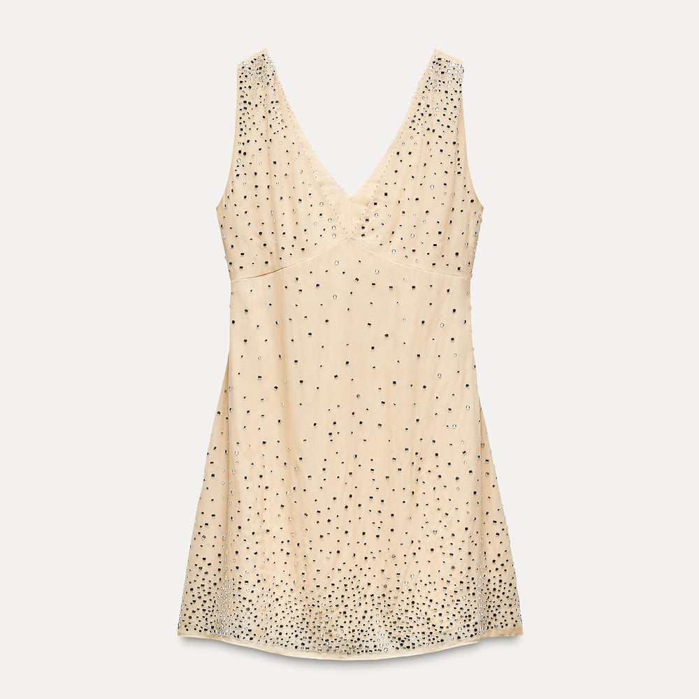 Moudda ZARA - Robe col en V fantaisie strass - Tunisie 2