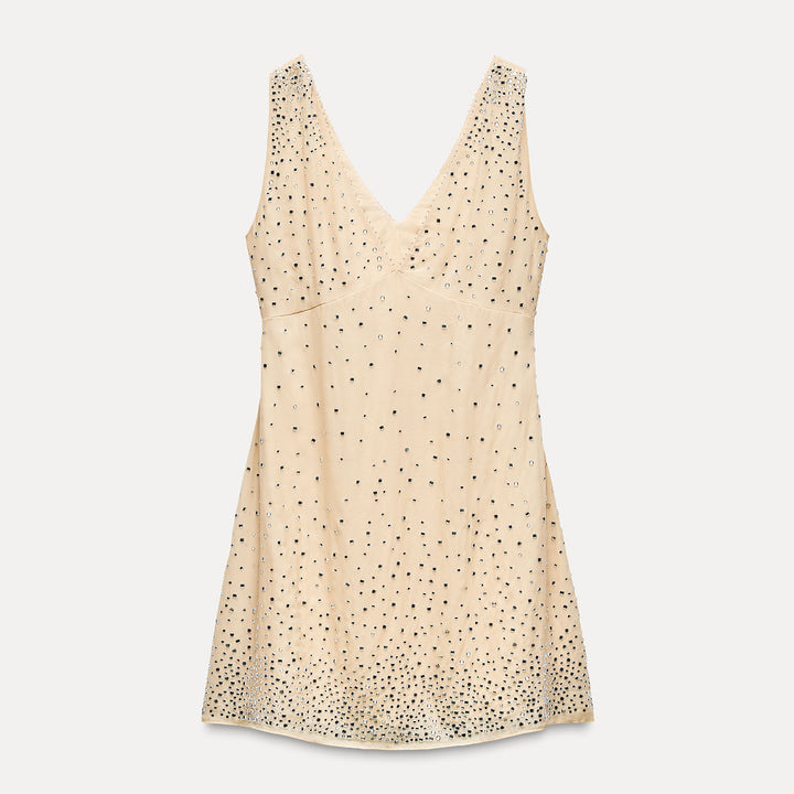 Moudda ZARA - Robe col en V fantaisie strass - Tunisie 2