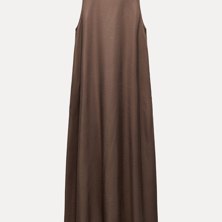 Moudda ZARA - Robe mi-longue fluide manches courtes col rond volume - Tunisie 2