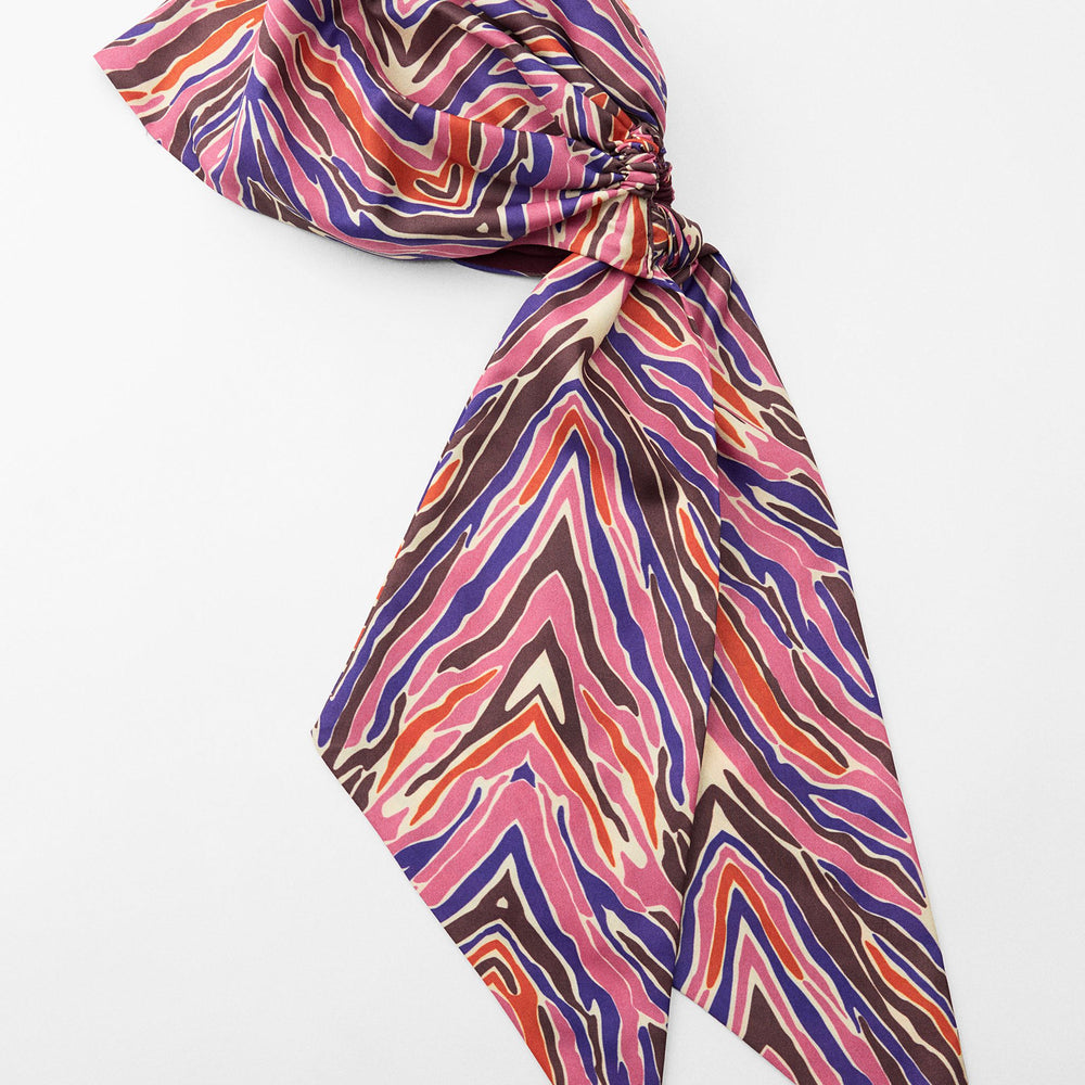 Moudda ZARA - Turban casquette satin imprimé organique multicolore - Tunisie 2