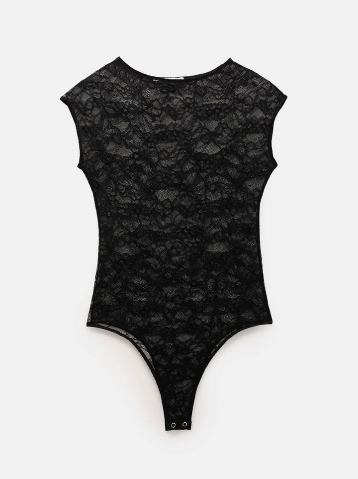 Moudda PULL & BEAR - Body Dentelle - Manches Courtes - Tunisie 3