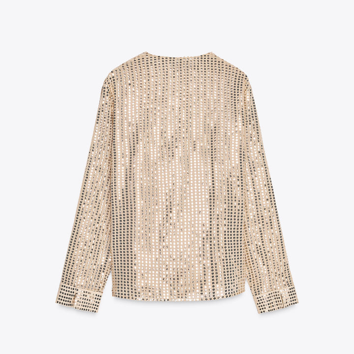 Moudda ZARA - Blouse Paillettes - Croisée & Nœud - Tunisie 2