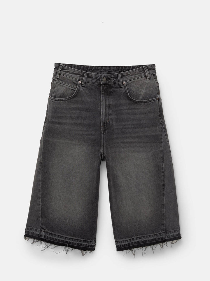 Moudda PULL & BEAR - Bermuda Denim - Super Baggy & Frangée - Tunisie 4