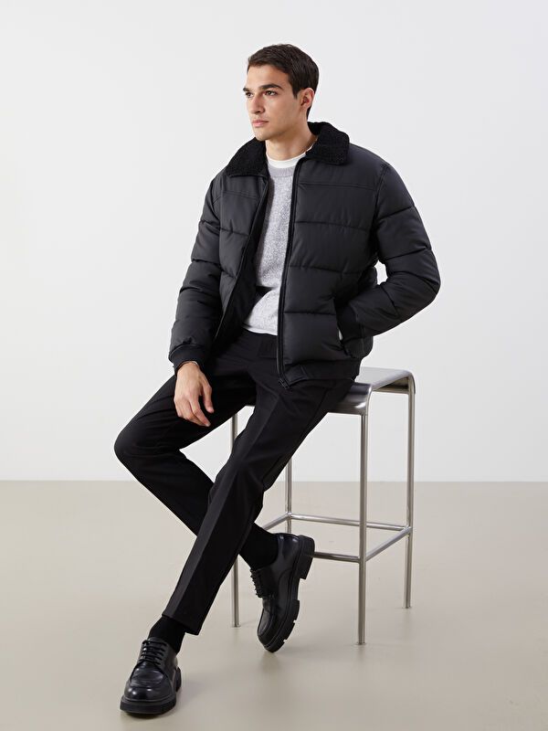 Moudda LC Waikiki - Manteau PU lourd Homme Noir - Tunisie 1