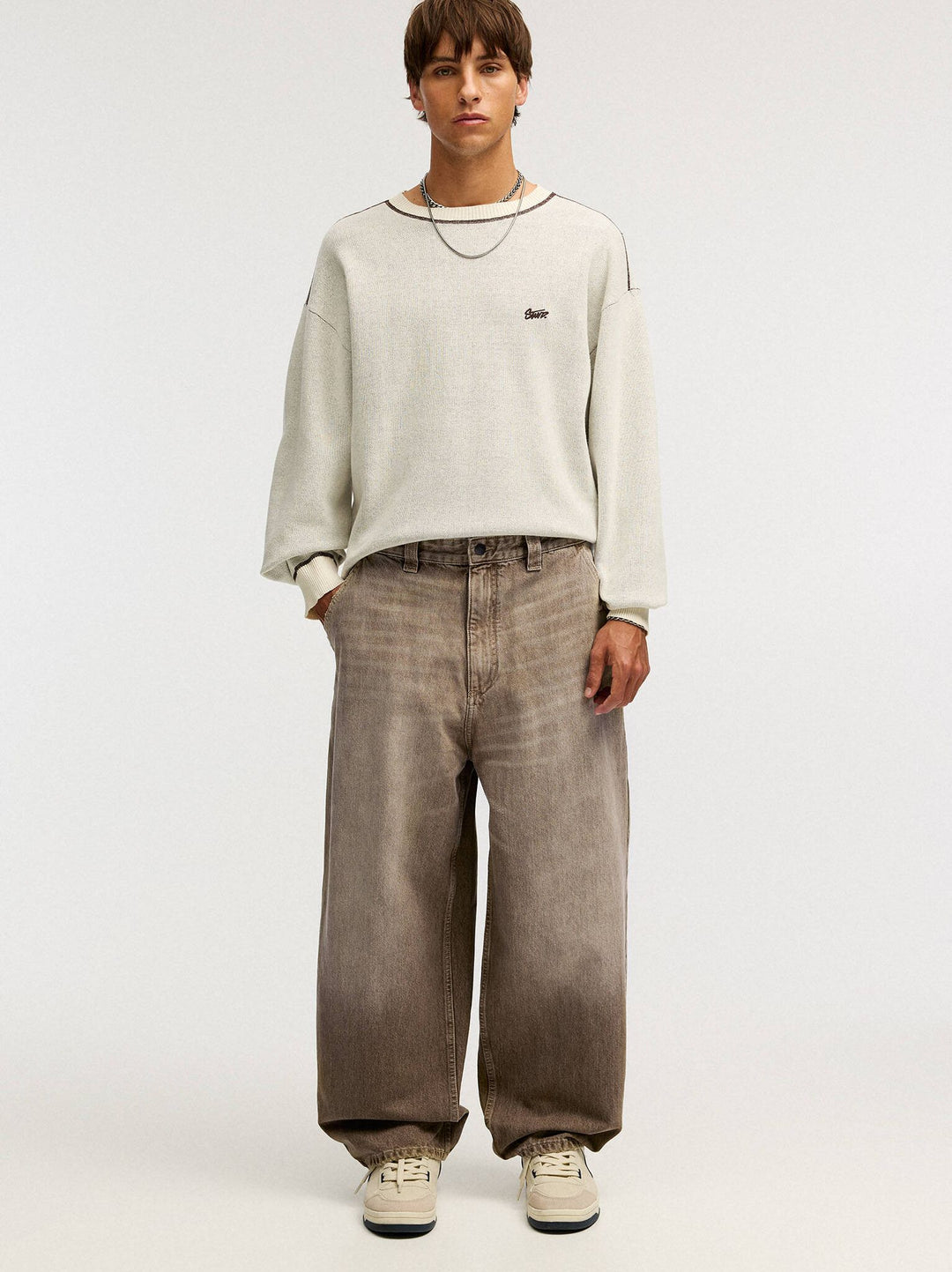 Moudda PULL & BEAR - Pantalon Denim Skater - Tunisie 2