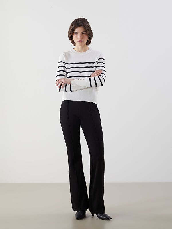 Moudda LC Waikiki - Pantalon en jersey Femme Noir - Tunisie 1