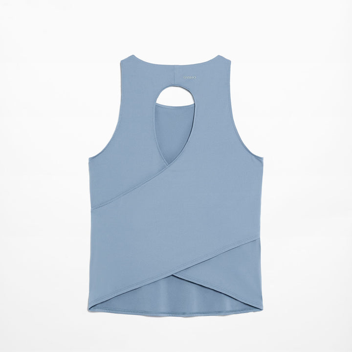 Moudda Oysho - T-Shirt Demi-Manches Dos Croisé - Tunisie 4