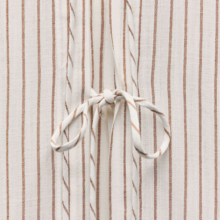 Moudda ZARA - Chemise lin/viscose rayée nœuds dos - Tunisie 4