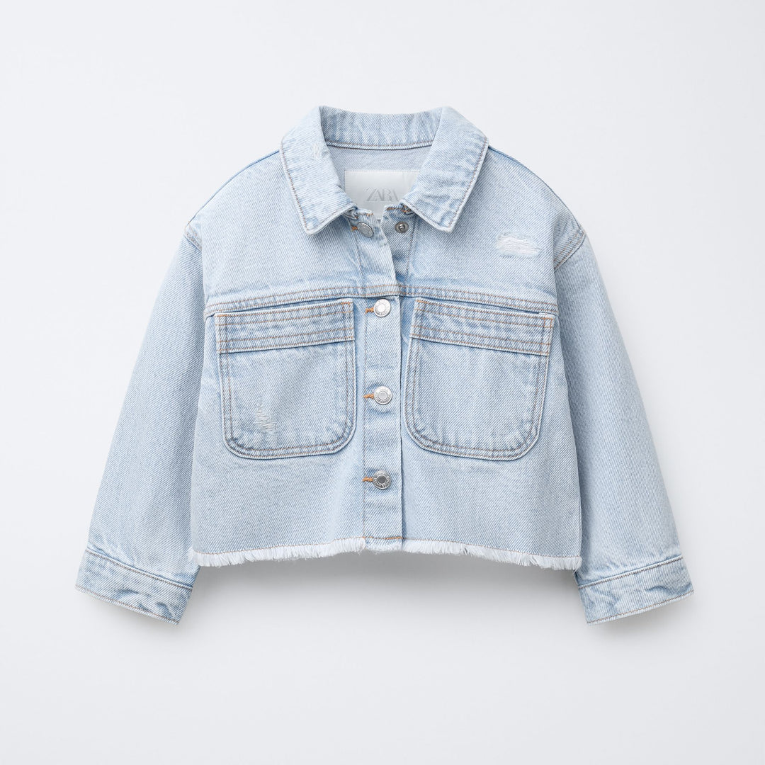 Moudda ZARA - Veste Denim Enfant - Déchiré & Casual - Tunisie 1