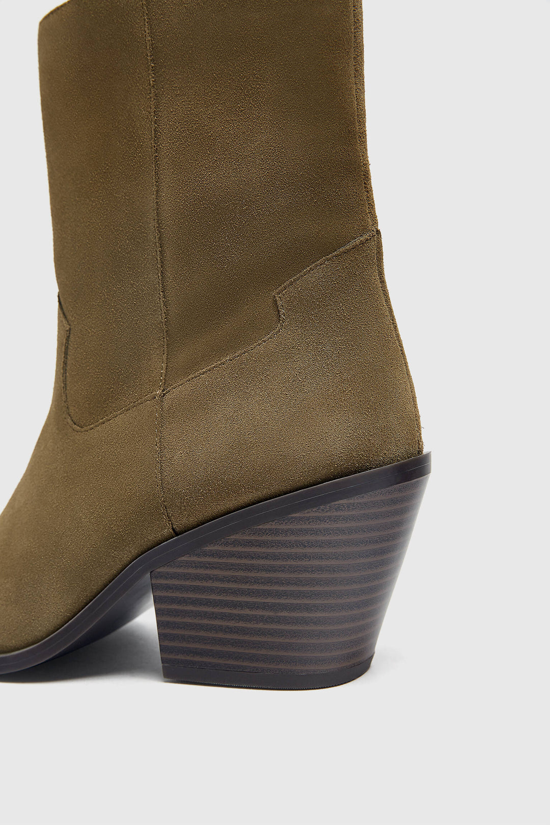 Bottine cowboy en cuir