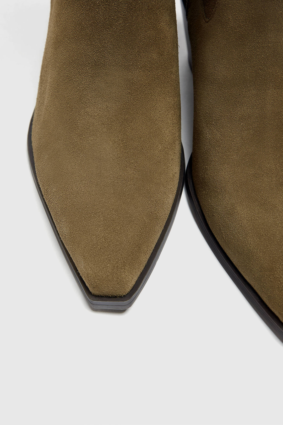 Bottine cowboy en cuir