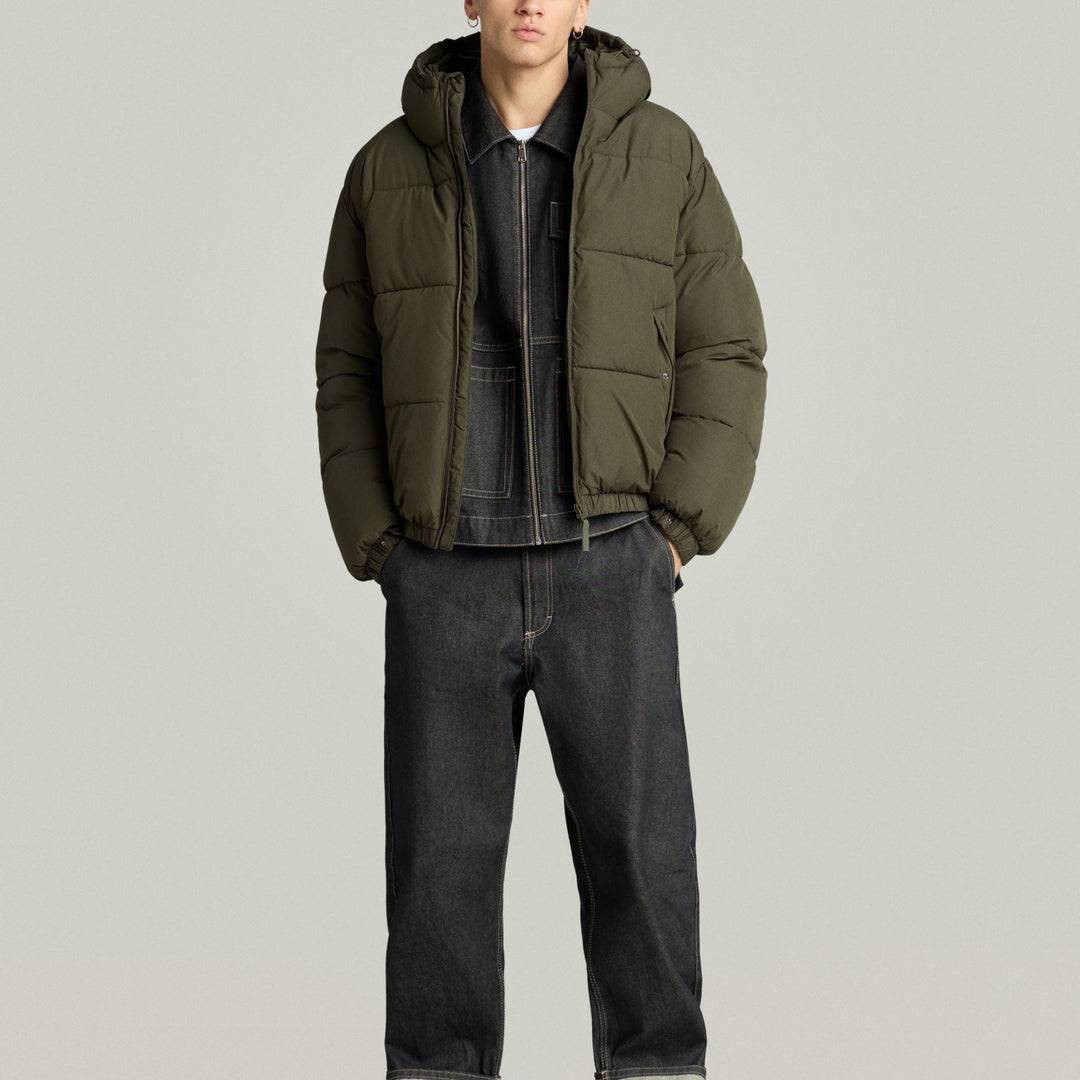 Moudda BERSHKA - Veste Technique Puffy - Capuche - Tunisie 4