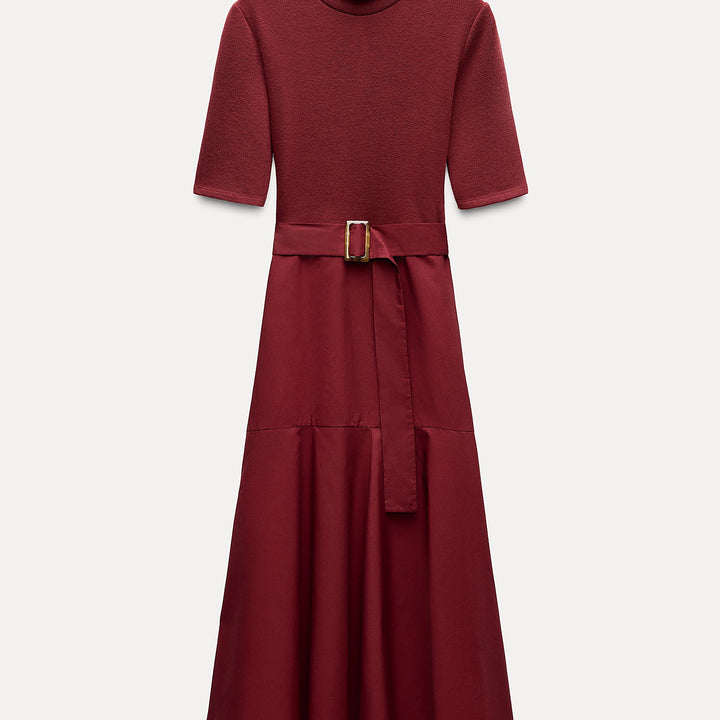 Moudda ZARA - Robe Bimatière Douce avec Ceinture - Tunisie 1