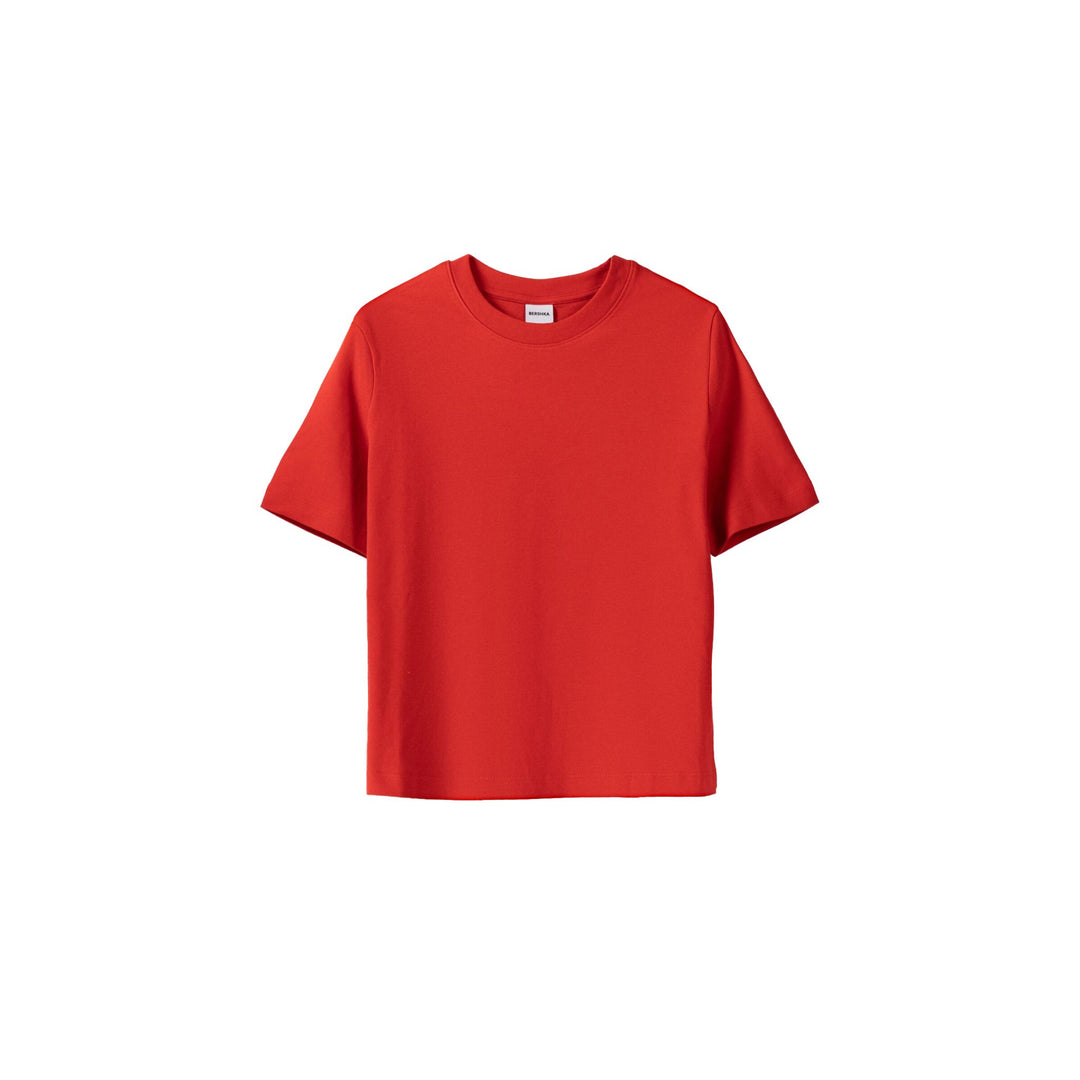 Moudda BERSHKA - T-shirt Manches Courtes Coupe Regular Poids Moyen - Tunisie 1