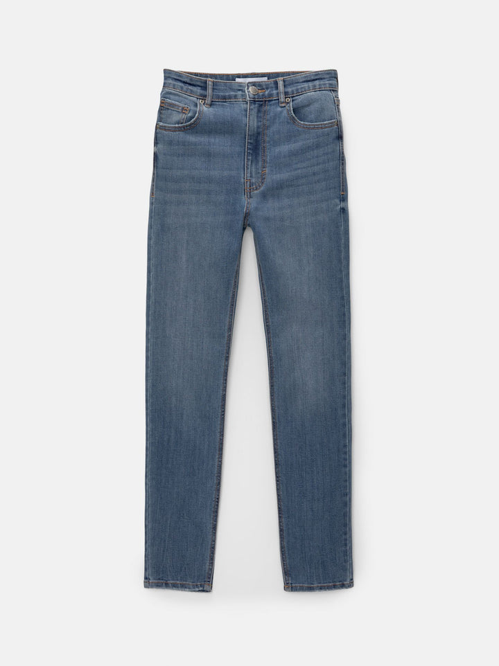 Moudda PULL & BEAR - Pantalon Skinny Taille Haute Blanc - Tunisie 2