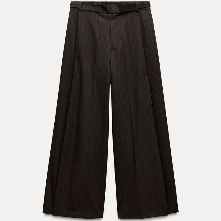 Moudda ZARA - Pantalon fluide rayure diplomatique, passant dos – ensemble - Tunisie 2