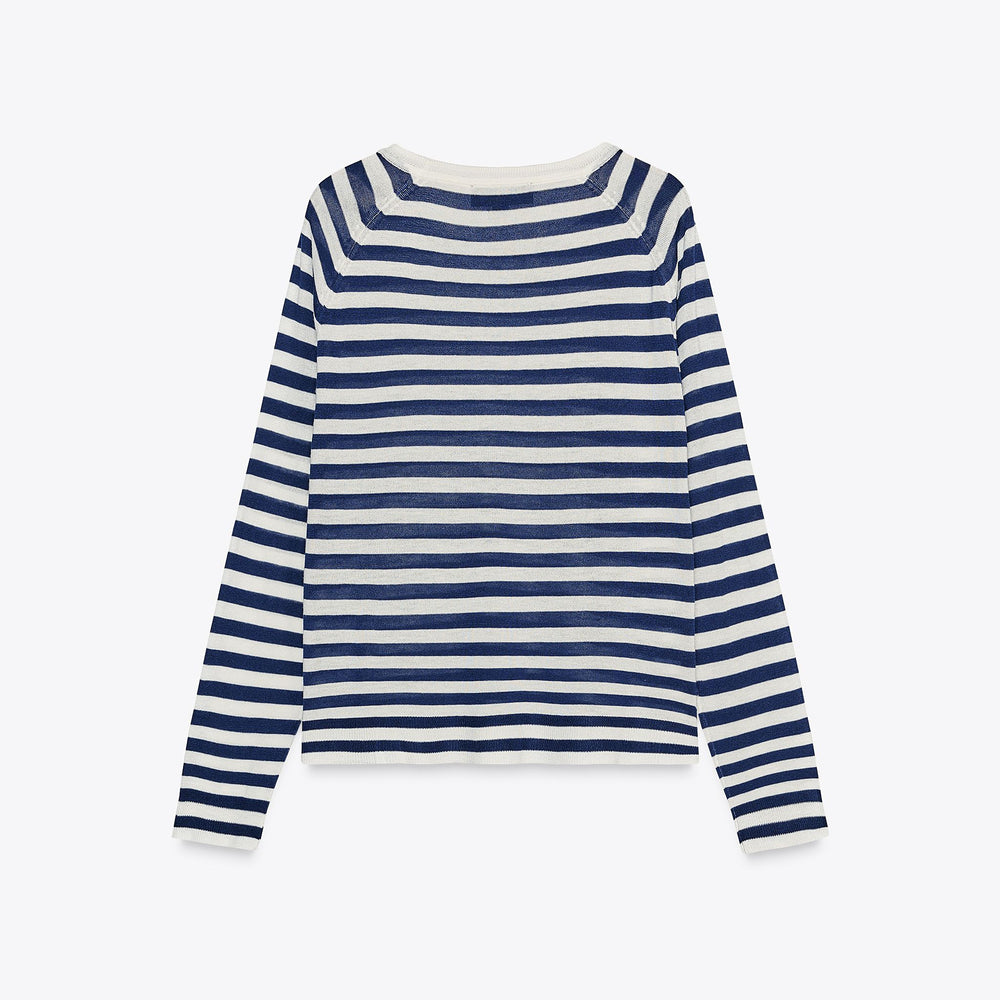 Moudda ZARA - Pull 50/50 - Col Caja, Manches Raglan & Fantaisie - Tunisie 2
