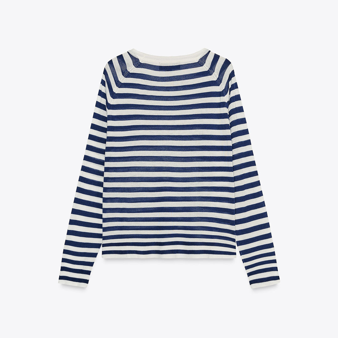 Moudda ZARA - Pull 50/50 - Col Caja, Manches Raglan & Fantaisie - Tunisie 2