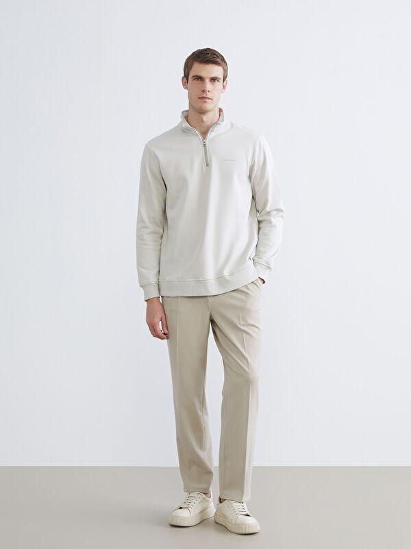 Moudda LC Waikiki - Sweatshirt en jersey couleur Gris pierre pour hommes - Tunisie 2