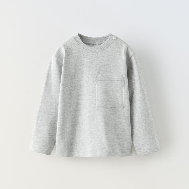 Moudda ZARA - Gris Vigo – t-shirt basique manches longues bio - Tunisie 2