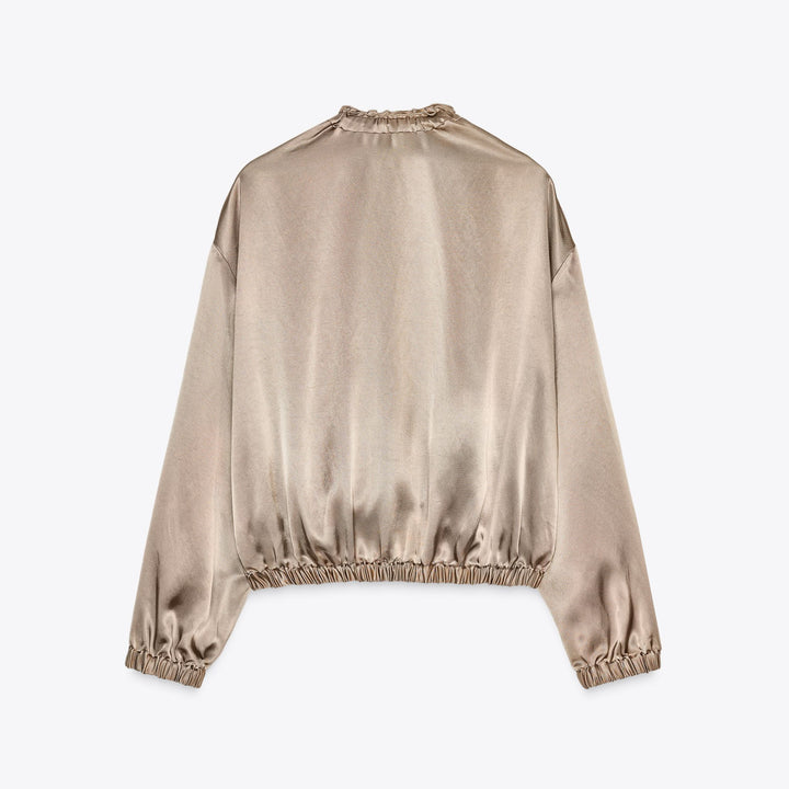 Moudda ZARA - Veste Satin - Détails Fronces - Tunisie 2