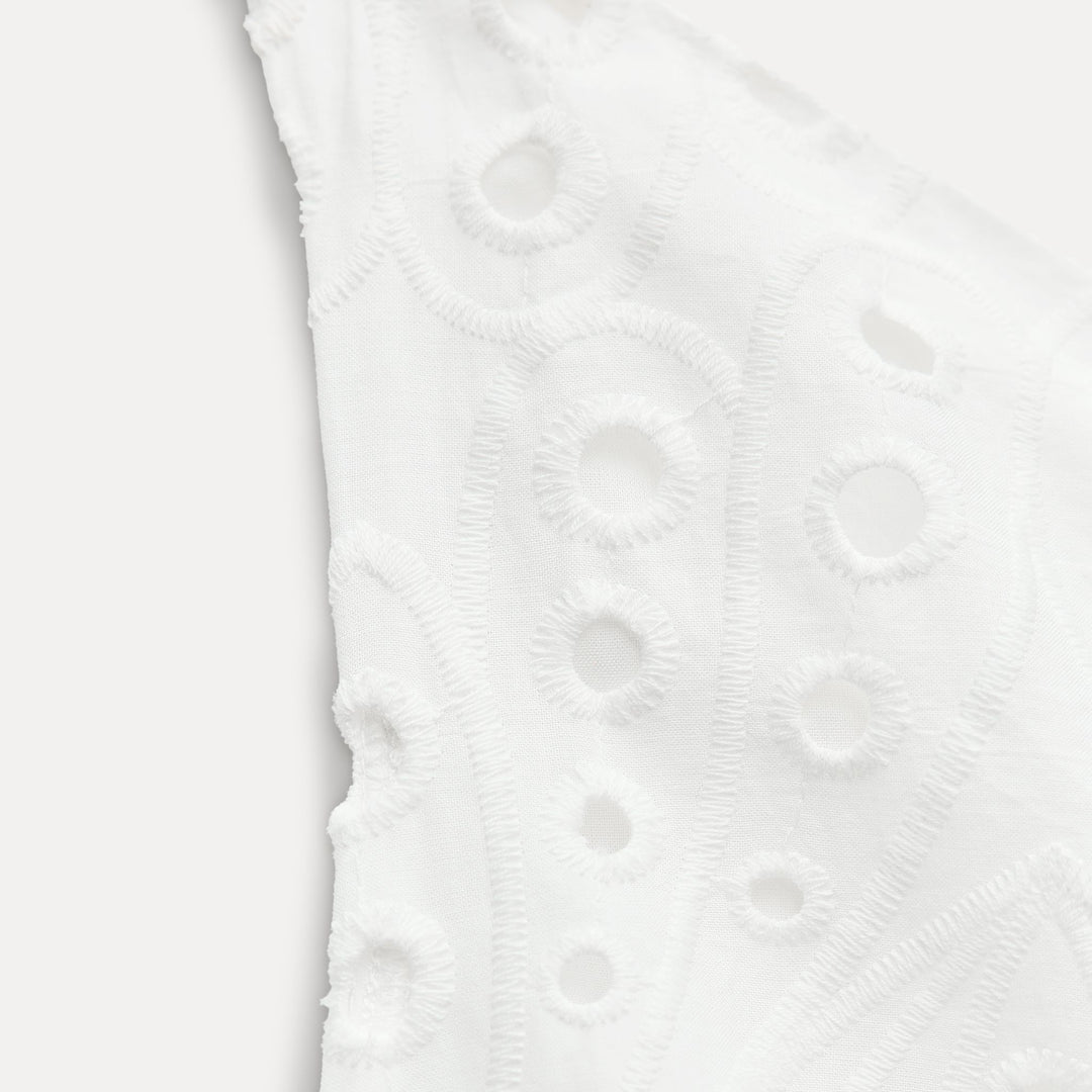 Moudda ZARA - Robe asymétrique Schiffli - Tunisie 3
