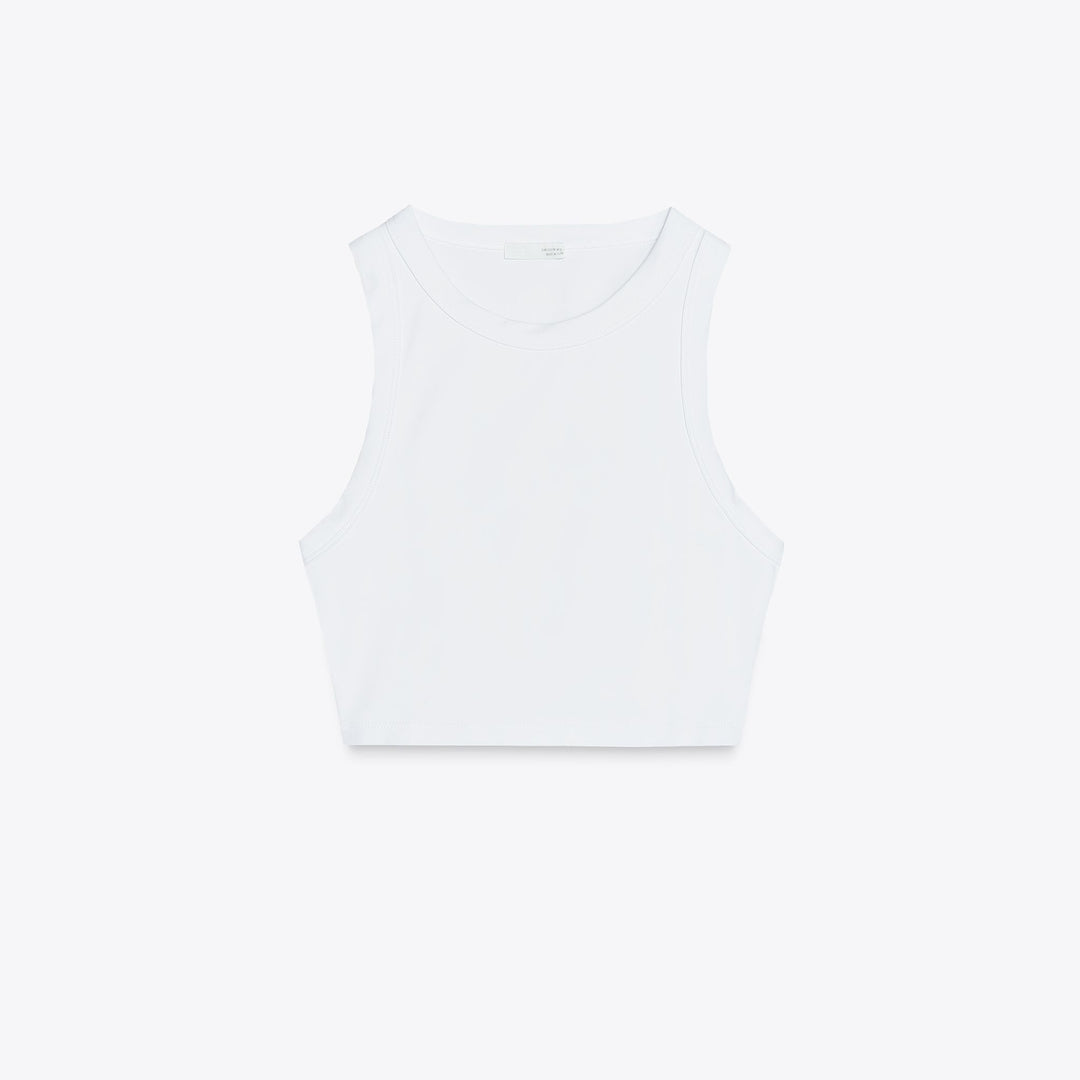 Moudda ZARA - T-Shirt Crop Polyamide - Col Rond - Tunisie 1