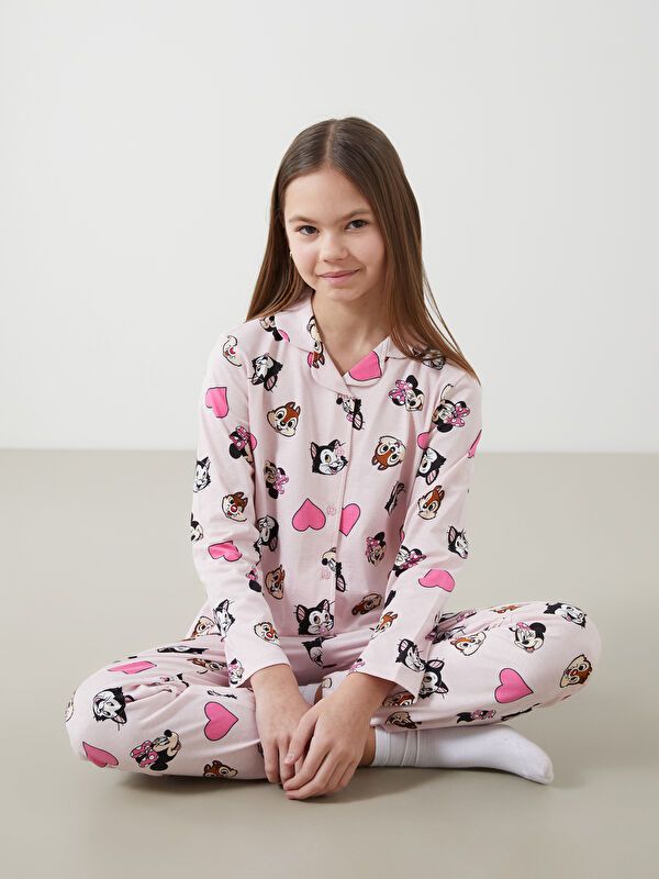 Moudda LC Waikiki - Sous-vêtement jersey pyjama manches longues milieu pour Filles - Tunisie 6