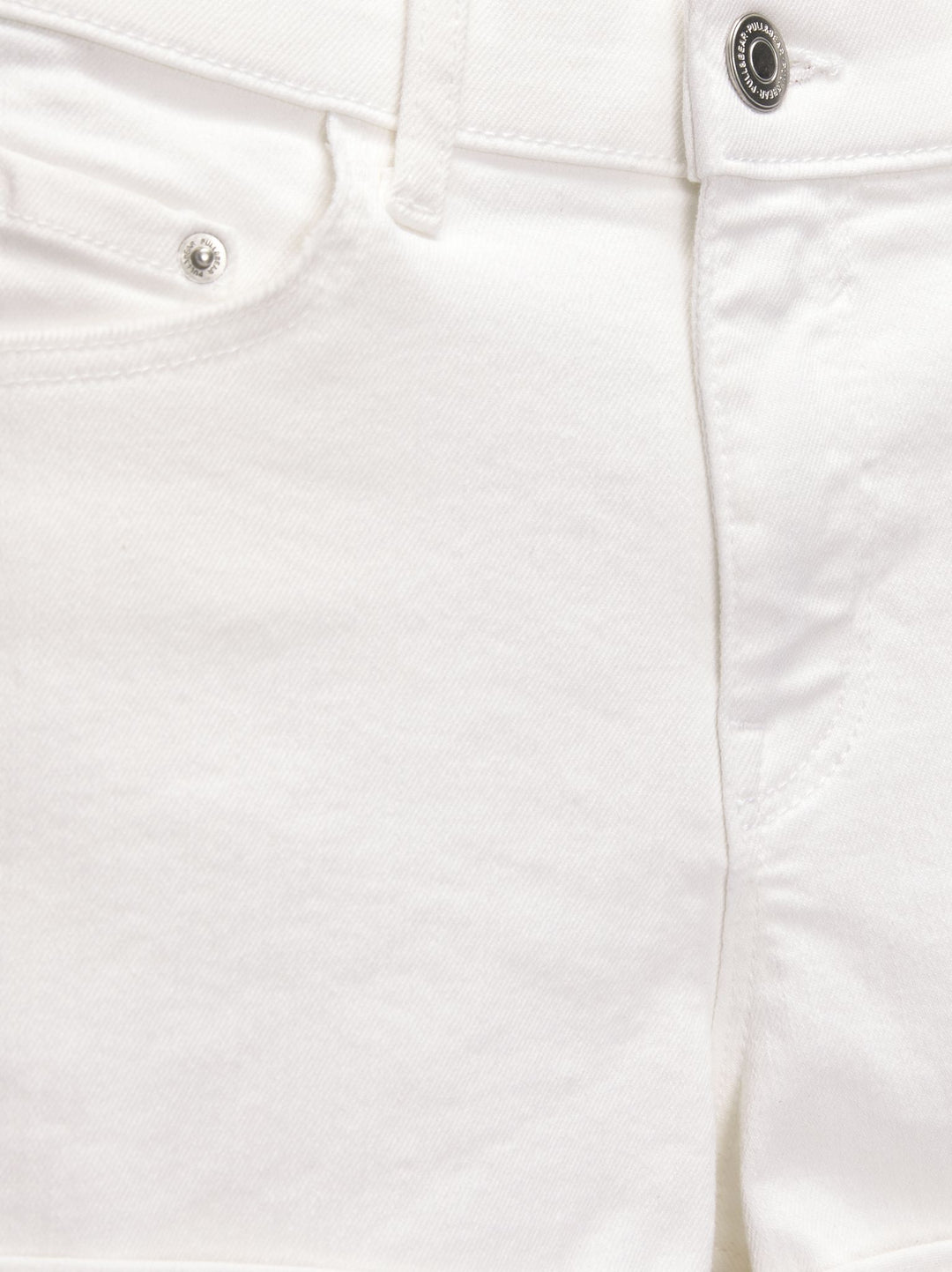 Moudda PULL & BEAR - Short Élastique Taille Moyenne Blanc - Tunisie 5