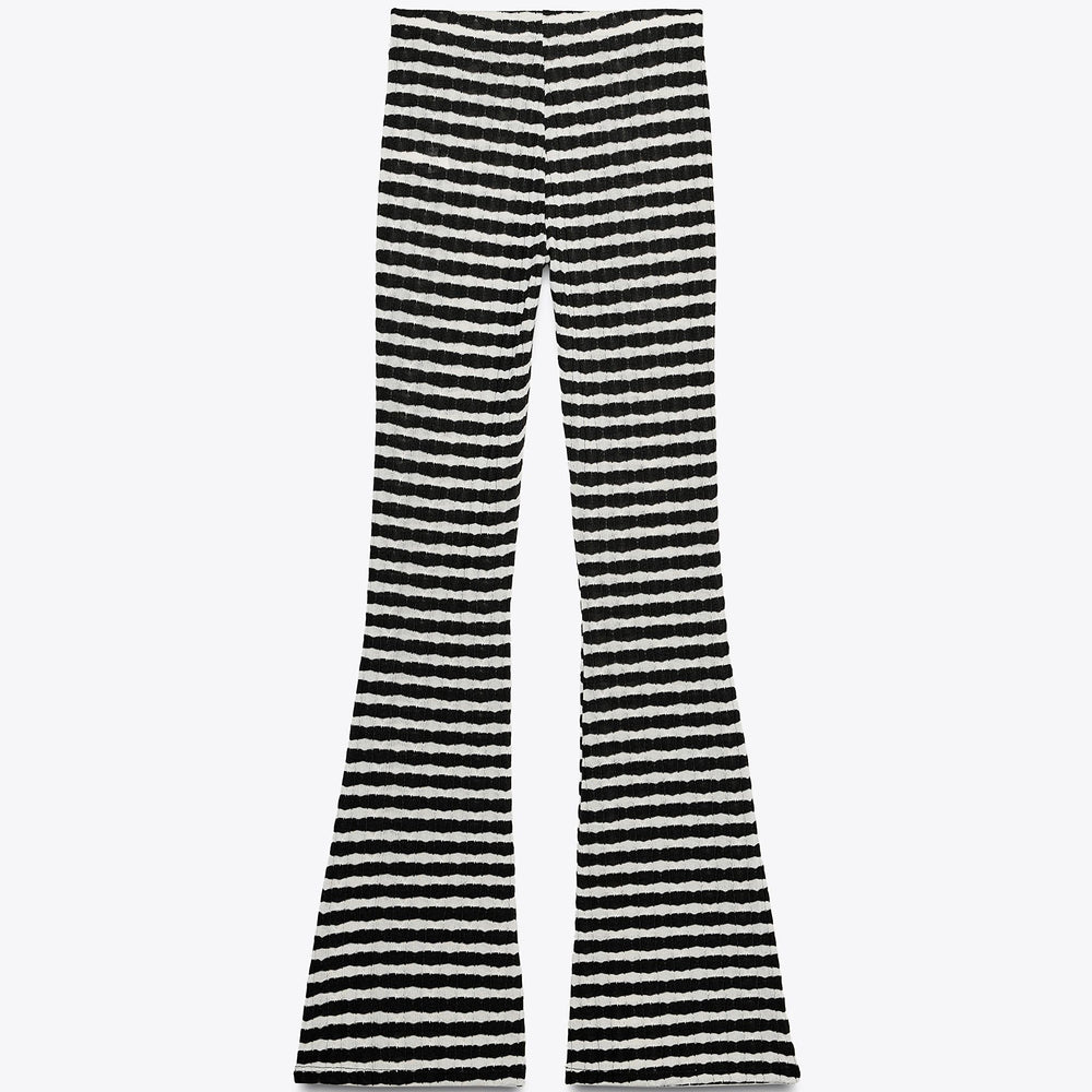 Moudda ZARA - Pantalon Flare Jacquard - Ensemble - Tunisie 2
