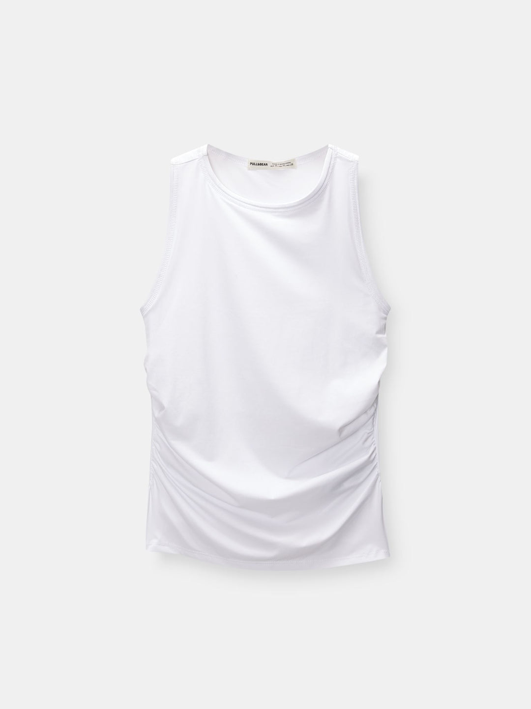 Moudda PULL & BEAR - Body Top Sans Manches Polyamide Froncé Latéral - Tunisie 3
