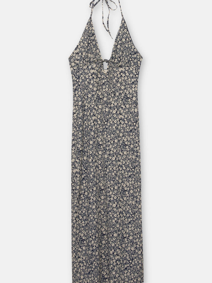 Moudda PULL & BEAR - Robe Midi Fleur Halter Nœud - Tunisie 3