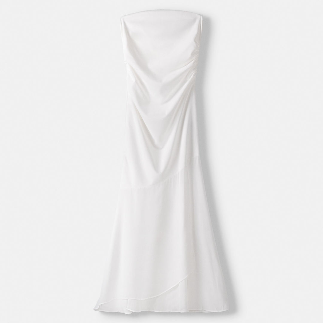 Moudda BERSHKA - Robe mi-longue bi-matière - Tunisie 1