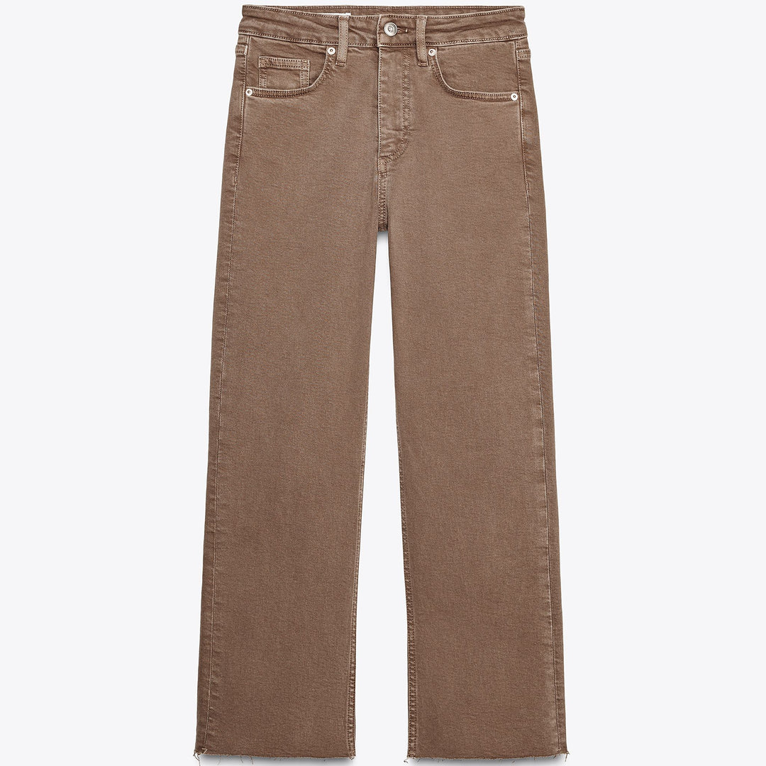 Moudda ZARA - Pantalon Flare Cropped - 5 Poches & Taille Haute - Tunisie 1