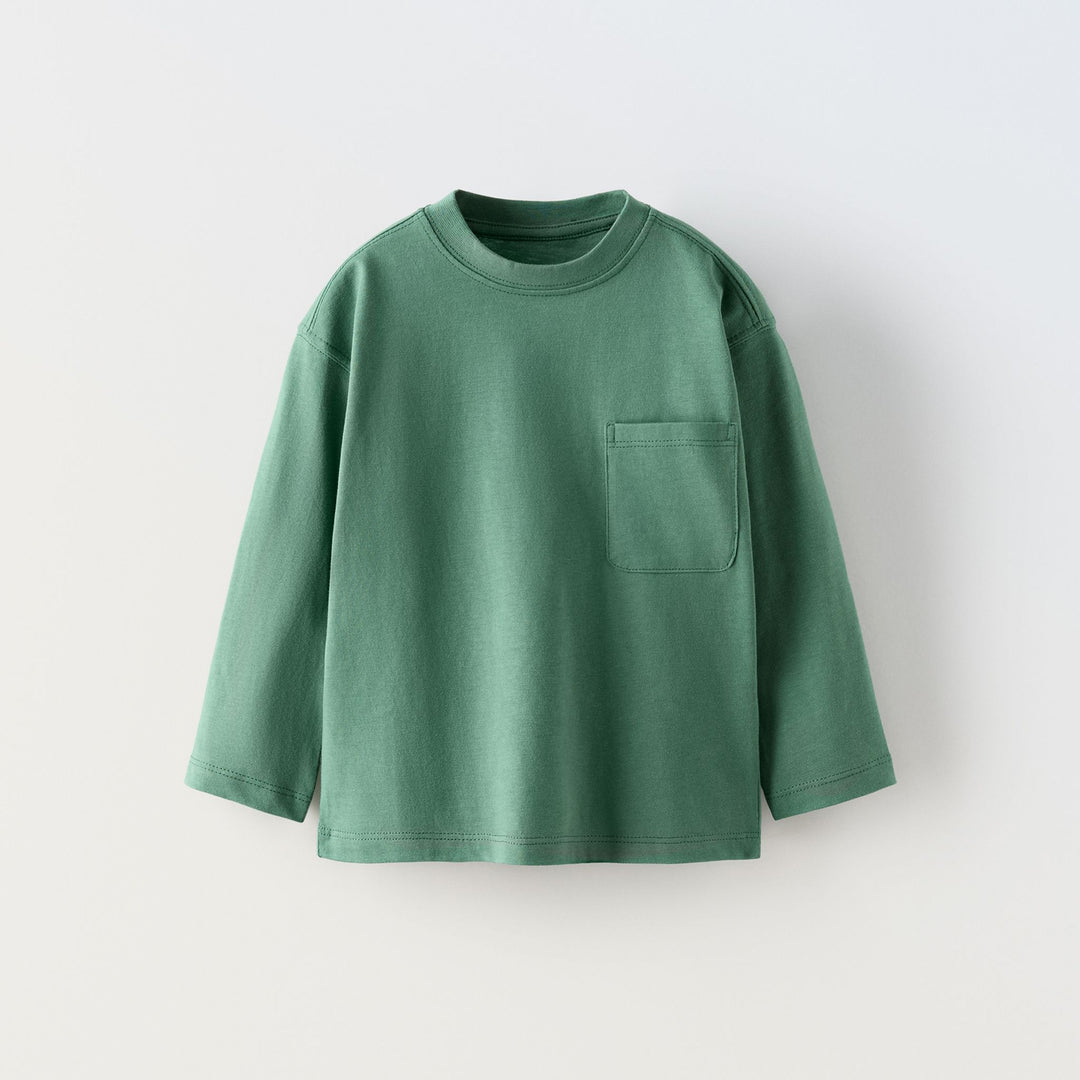 Moudda ZARA - T-shirt enfant uni basique manches longues - Tunisie 1